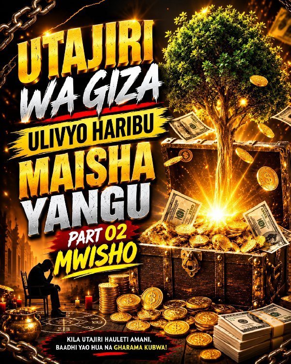 KARIBU SEHEMU YA PILI  UTAJIRI WA GIZA ULIVYO HARIBU MAISHA YANGU